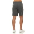 thumbnail image 4 of PURE CHAMP Mens Shorts 3 Pack Tech Fleece Gym Shorts for Men Athletic Workout Shorts with Zipper Pocket and Drawstring Size XS-3XL (SET-01 2XL), 4 of 5