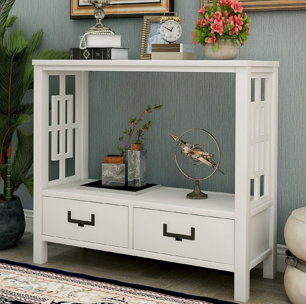 Buy Entryway Table with Drawer, SEGMART 36 Elegant Console Table with