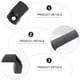 thumbnail image 3 of unbranded 2Ud Manijas De Aluminio Para Gabinete Eléctrico Negro Resistentes Para Uso Industrial, 3 of 8