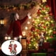 thumbnail image 4 of Muñeco de Papá Noel de pie Figuras de Papá Noel Adornos para Nuevo A, 4 of 7