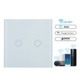 thumbnail image 4 of Timer & Remote Control for Home Automation, Dual Control Functionality Smart WiFi Glass Light Switch Bienvenido, 4 of 8