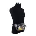thumbnail image 2 of Eastsport Adjustable Strap Unisex Waist Fanny Pack, Black/Clear, 2 of 6