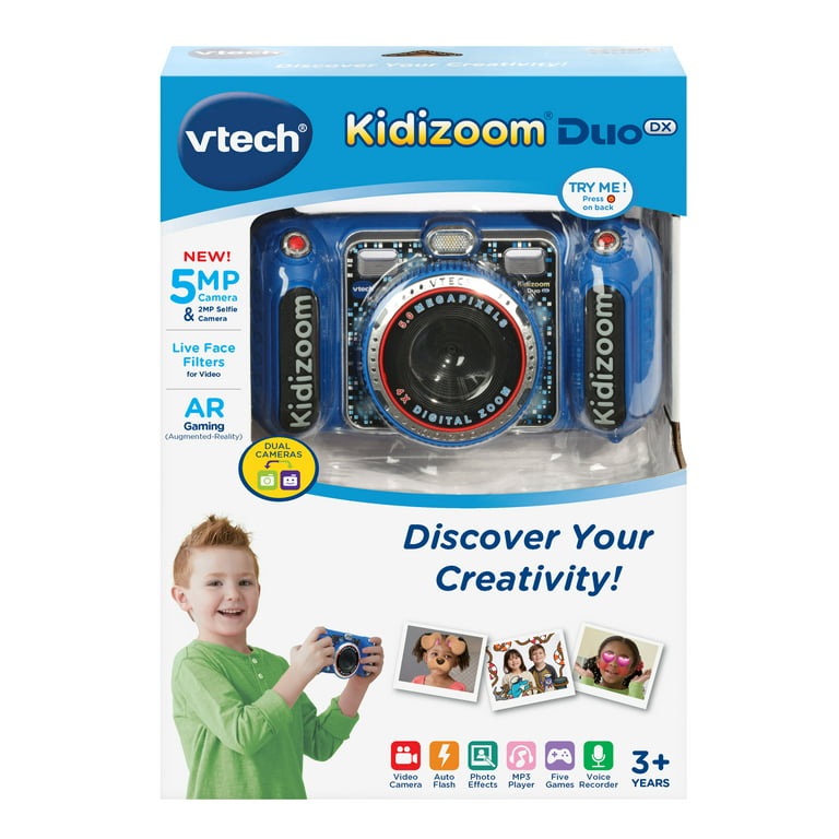 VTech KidiZoom Duo DX Digital Selfie Camera 5MP with MP3 Player NEW Sealed