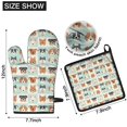 thumbnail image 6 of Lovely Dog Breeds Kitchen Oven Mitt and Pot Holder Sets 4 Pcs for Baking, Cooking and Grilling, Heat Resistant Up To 392 °F, 6 of 7