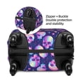 thumbnail image 2 of Logiee Skull rainbow color Print Travel Luggage Cover,Suitcase Protector, Washable Elastic Suitcase Baggage Cover,Closure for Wheeled Suitcase Fit 18-32 Inch Luggage-Small, 2 of 7