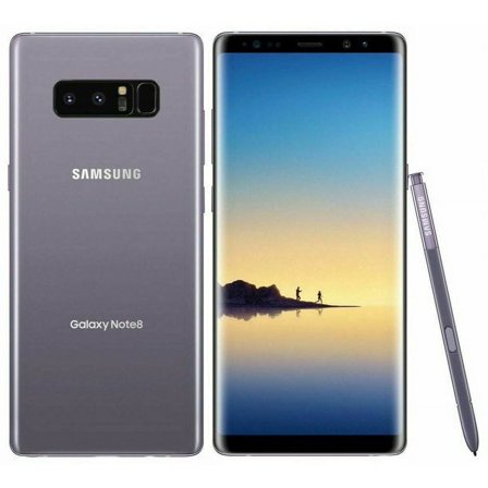 Pre-Owned Samsung Galaxy Note 8 N950U 64GB Fully Unlocked Orchid Gray (LCD Shadow) (Good)