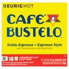 Cafe Bustelo Espresso Style K-Cup Pods, 18 Count