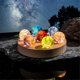 thumbnail image 1 of Fantasy Colorful Glass Star Ball Luminous Planet Home-Decoration A, 1 of 5