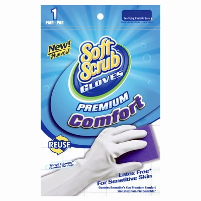 soft scrub premium comfort latex free gloves