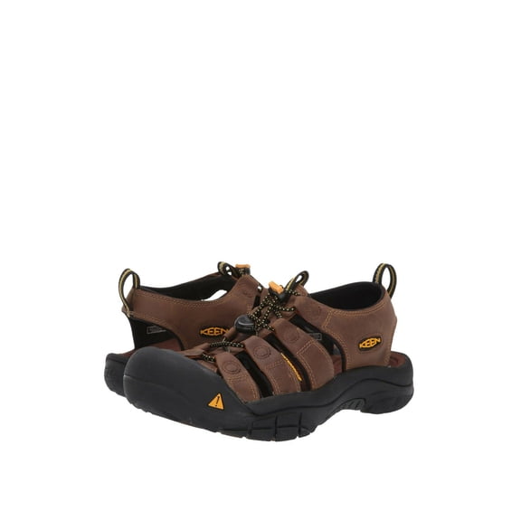 KEEN Men's Newport Leather Water Sandals with Toe Protection