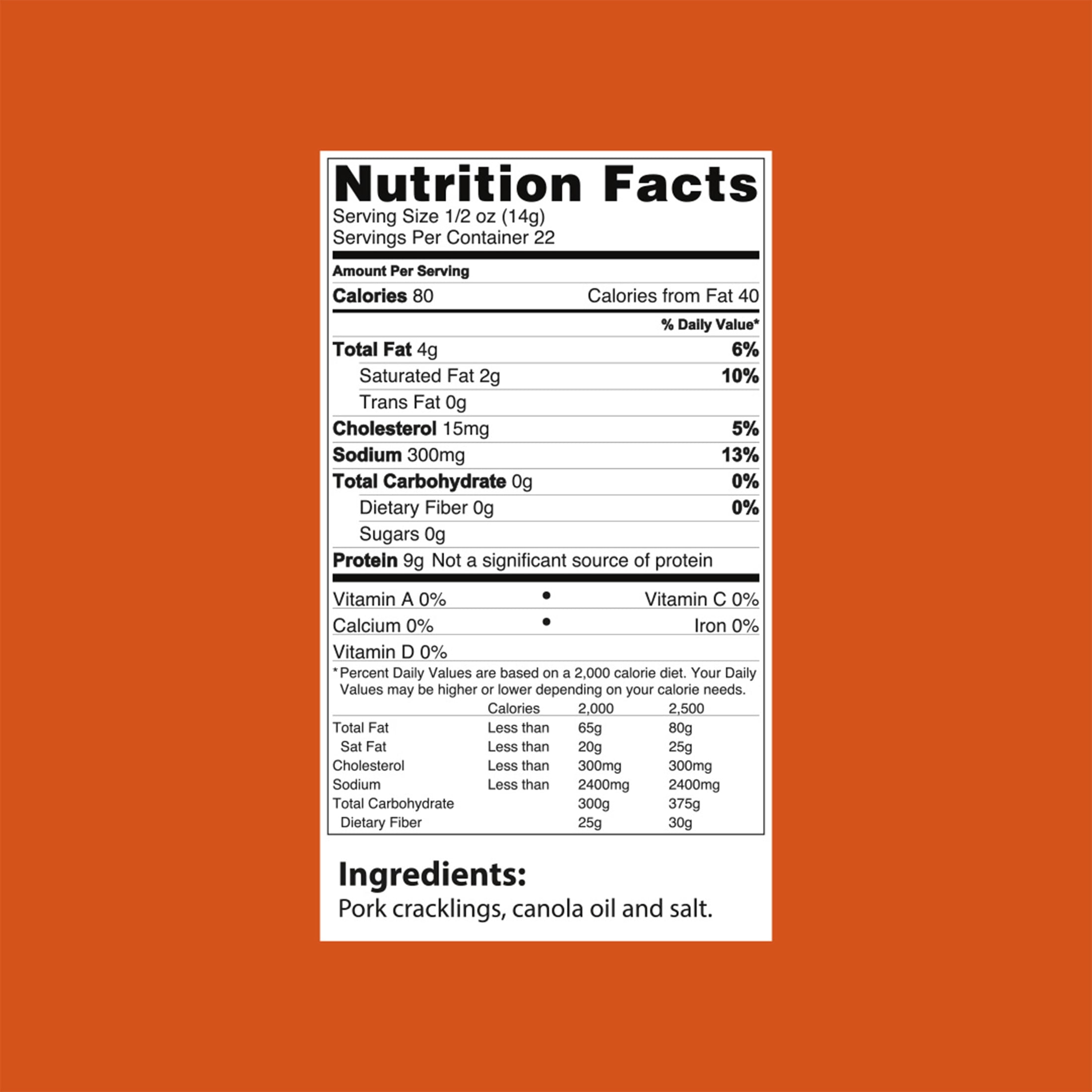 Jukiao Chicharron Kan Kan Flavor, 11oz Bag, Pork Rinds Snack