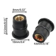 thumbnail image 2 of WELWIK 20 tuercas de neopreno con tornillo Pozi de acero inoxidable M5-0,51 pulgadas de largo agujero de 3/8 pulgadas, 2 of 4