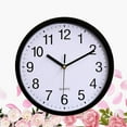 thumbnail image 3 of 10 Inch 25CM Plastic Wall Clock Quartz Clock Bedroom Living Room Wall Clock Clock, 3 of 7