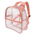 thumbnail image 3 of Mochila escolar transparente con diseño de cremallera de PVC, de gran capacidad y portátil, 3 of 8
