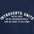 thumbnail image 3 of CafePress - Introverts Unite Dark T Shirt - Men's Classic Graphic Cotton T-Shirt, 3 of 4