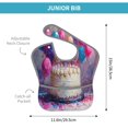 thumbnail image 4 of Kdxio Colorful Balloon Cake Celebration Bibs For Babies, Baby Bibs for Eating, Toddler Bibs, Waterproof Bibs, Feeding Bibs, for Toddlers, Boys, Girls, 4 of 8