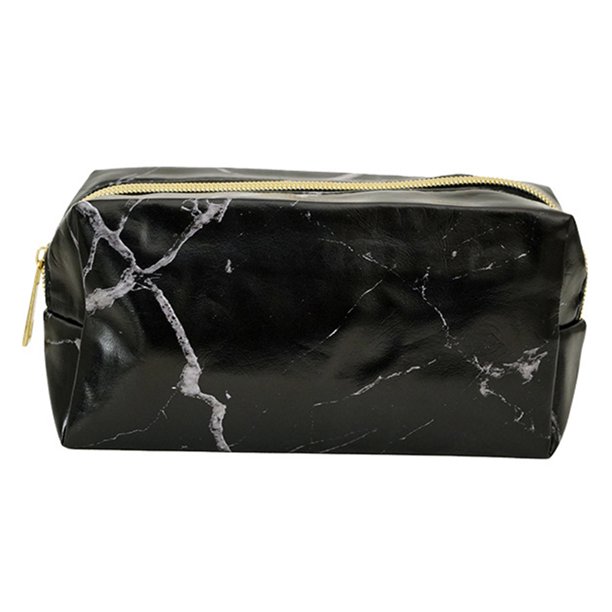 Estuche para lápices Btafrte gran capacidad PU con Patrón negro