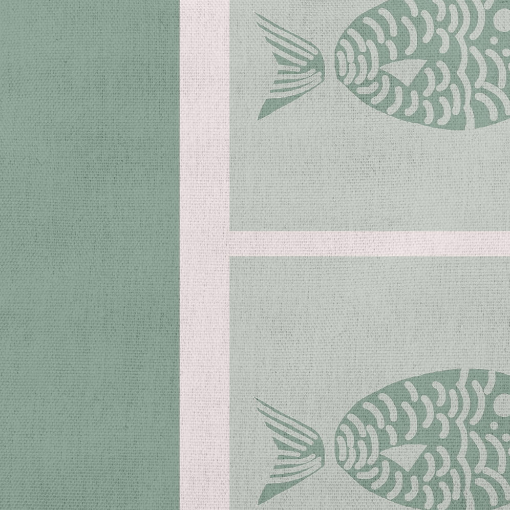 Simply Daisy 16" x 16" Fish Chips Nautical Decorative Indoor Pillow