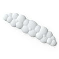 thumbnail image 3 of Cloud Wrist Rest Pad Kit Keyboard Wrist Rest Mouse Wrist Rest Memory Foam Palm Rest for Keyboard Mouse Non-Slip White, 3 of 5