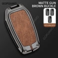 thumbnail image 5 of For Toyota B 2/3/5 buttons key case Hilux Innova Rav4 Fortuner Yaris Key Case Accessories Fashion Zinc alloy+leather Key Case, 5 of 28