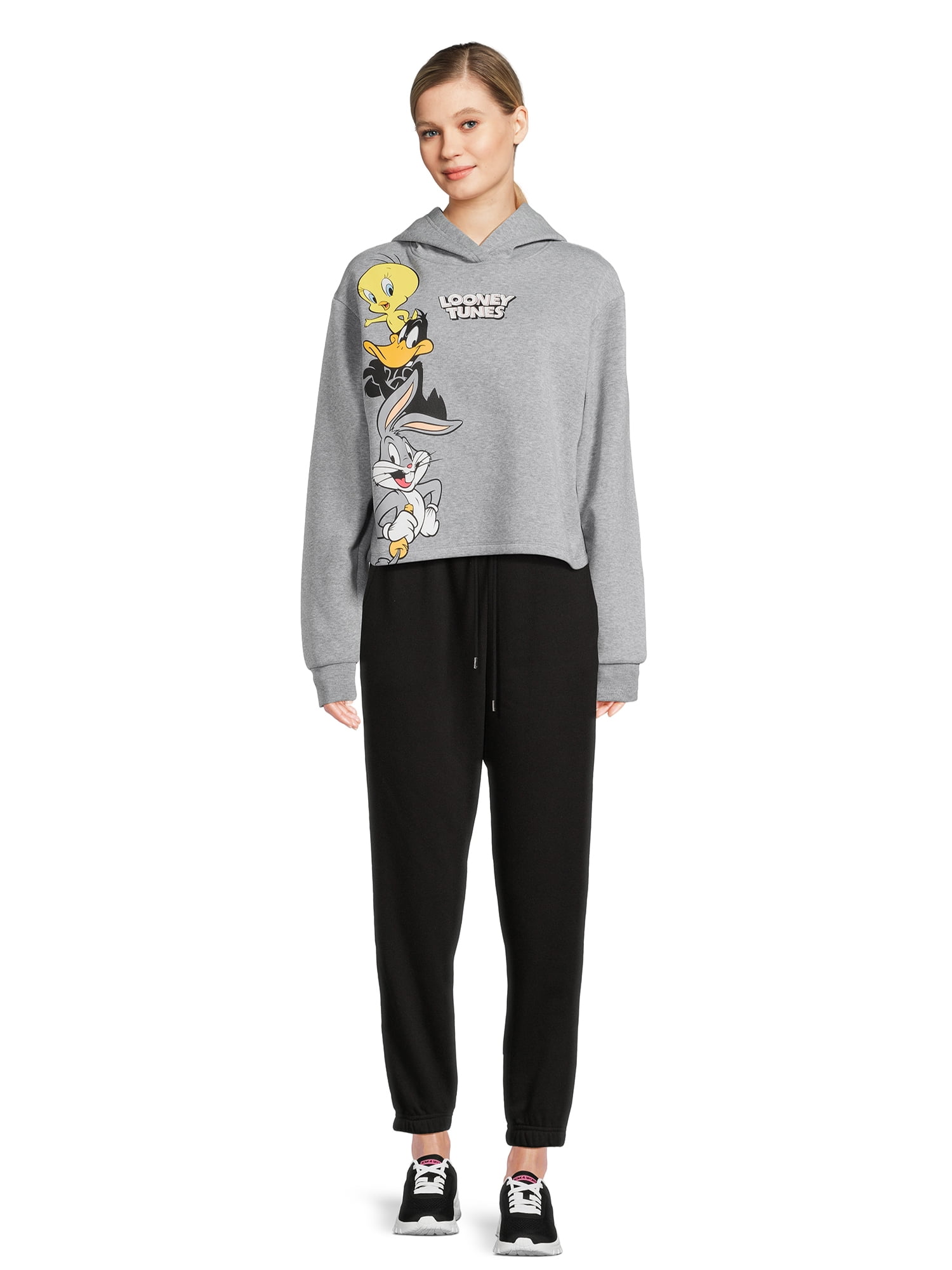Looney tunes online cropped sweatshirt