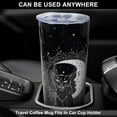 thumbnail image 3 of Cat Tumbler - Goth Tumbler Gifts - Black Cute Cat Mug Gifts - Witchy Gifts for Women - 20 oz Cat Skinny Stainless Steel Tumblers with Lid and Straw Cat Mugs, 3 of 5