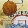 En Vogue B-286 Sport - Basketball - Decorative Ceramic Art Tile - 8 in. x 8 in.