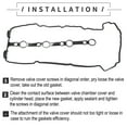 thumbnail image 7 of Unique Bargains Valve Cover Gasket No.1118978K00 for Suzuki Grand Vitara JB424 JTDA4V 2.4L 4 cyl, MP, J24B, 16V, VVT, 7 of 7