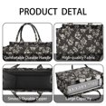 thumbnail image 4 of Pioneer Flower Floral Print Pattern Large Capacity Fashion Luxury Tote Handbag, Laptop Compatible Daily Work Bag, 15.7"x13"x5.1", 4 of 5