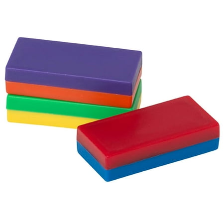 Dowling Magnets Hero Magnets: Big Block Magnets, 12 Per Pack, 2 Packs