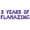 Purple, variant on Letter Balloons - 3 YEARS OF FLAMAZING 16" Inch Alphabet Letters Foil Mylar Balloon 3rd Birthday Party Banner (Green)