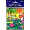 Hawaiian Luau 'Island Party' Invitations w/ Envelopes (8ct)