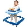 Wonder buggy Baby Walker, Foldable Activity Walkers Helper with Adjustable Height, Baby Activity Walker with Removable Toy Tray (Blue)