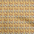 thumbnail image 1 of oneOone Cotton Poplin Yellow Fabric Halloween Sewing Material Print Fabric By The Yard 42 Inch Wide, 1 of 4