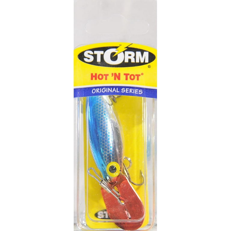Storm Original Hot N Tot 05 Fishing Lure 2 3/16oz Metallic Blue/Red Lip