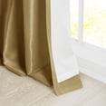 thumbnail image 4 of Gracie Mills Elroy Twist Tab Lined Faux Silk Window Curtain Panel - GRACE-113, 4 of 4