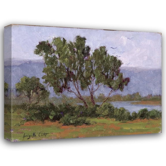 Brigitte Curt 24x20 Gallery Wrapped Canvas Wall Art Titled - Rivages Series I