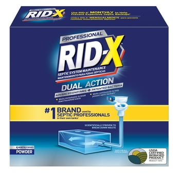 RID-X Professional Septic  for Septic Systems,4 Month Supply, 39.2oz
