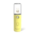 thumbnail image 2 of Portífago adorable Pulsador Mistola 30ml Mini humidificador Camping Personal Atomizador Botón Operación Nebulizador Belleza Suministros Tipo 1 Amarillo Scienceny HA012536-04B, 2 of 7