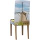 thumbnail image 2 of ABPHQTO Holland Dutch Windmill Over Colful Tulips Field Funda protectora para silla Funda protectora para asiento para comedor Hotel Wedding Party Set de 1, 2 of 4