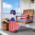 thumbnail image 7 of Patriotic porch Goose Outfits Desk Decoys Statue Concrete 8 inch Duck For Cement Mardi Gras Statues Décor Carnival Costume Geese Clothes Party Decoy All Seasons Festive, 7 of 7