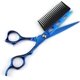 thumbnail image 4 of Tijeras de peluquería de acero JP440c de 6 pulgadas con peine, tijeras ultra afiladas para profesionales., 4 of 5