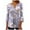 Pink, variant on Womens Tops Short Sleeve Women's Fashion Printed T-Shirt 3/4 Sleeves Blouse-Neck Casual