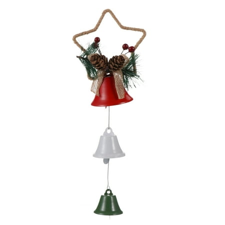 

NUOLUX 1pc Household Christmas Iron Bell Craft Ornament Bell Hanging Pendant