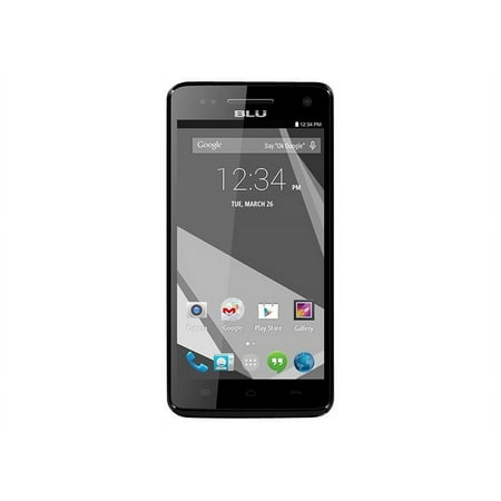 BLU Studio 5.0 CE D536 4 GB Smartphone, 5" LCD FWVGA 480 x 854, 512 MB RAM, Android 4.4.2 KitKat, 2.75G, Black