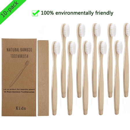 10pcs Soft Bristles Children Bamboo Toothbrushes Eco Friendly Oral Care Travel Tooth Brush;10pcs Soft Bristles Children Bamboo Toothbrushes Oral Care Tooth Brush