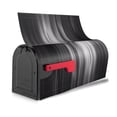 thumbnail image 3 of Rocae Monochrome Abstract Lines for Mailbox Covers Protection Postbox Covers Home Decor-21x18 in, 3 of 8