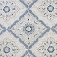 thumbnail image 3 of Couristan 2.25' x 7.8' Ivory and Confederate Gray Rectangular Outdoor Area Throw Rug Runner, 3 of 4