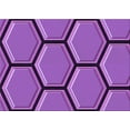 thumbnail image 1 of Ahgly Company Machine Washable Indoor Rectangle Transitional Heliotrope Purple Area Rugs, 4' x 6', 1 of 7