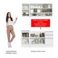 thumbnail image 4 of Cocina Integral Madesa Glamy 160 cm Blanco, 4 of 10